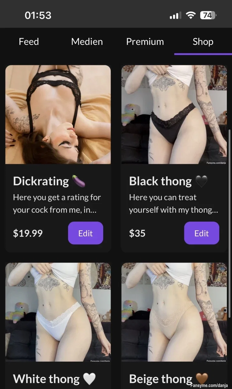 Did you know I have a shop here? 👀
Maybe YOU are interested in something.

Of course you can always write to me if you have your own wishes 😉🖤