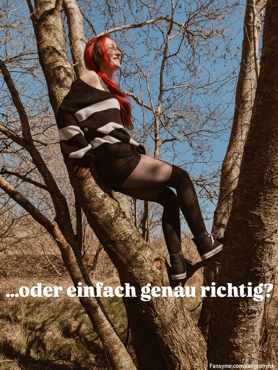 Ich bin manchmal ein bisschen zu viel...
Zu laut.
Zu wild.
Zu verspielt.
Zu viel Lebensfreude.
...oder einfach genau richtig?

Wie würdest du mich einschätzen?👀

Sometimes I'm a little too much...
Too loud.
Too wild.
Too playful.
Too much joy of life.
...or just right?

How would you describe me? 👀